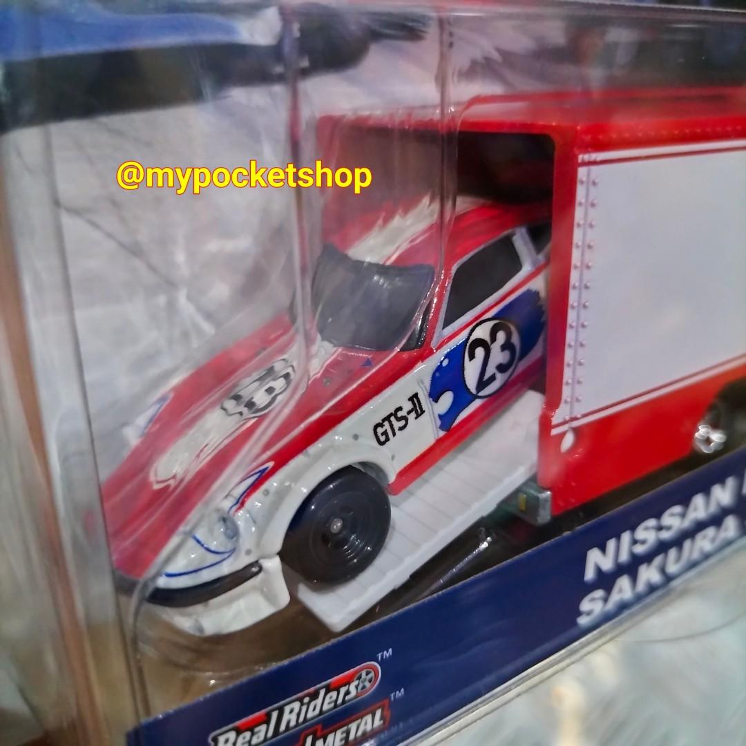 Hot Wheels NISSAN FAIRLADY Z SAKURA SPRINTER HAULER 2019 Hotwheels Team Transport Hobbies