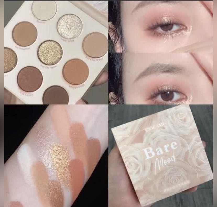 Nude Mood Bare Mood Eyeshadow Pressed Powder Palette Beauty Personal