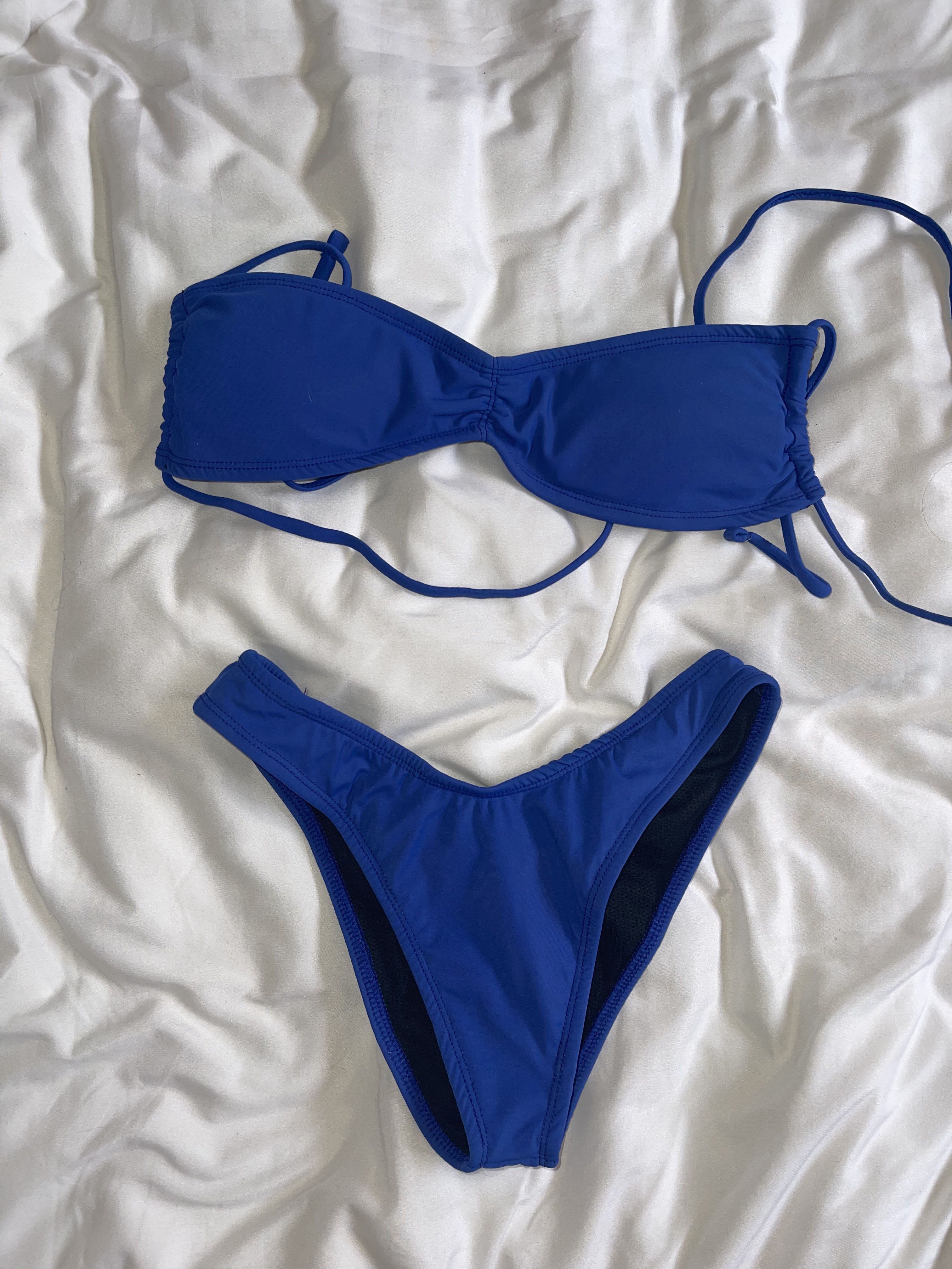 Sew Local Cobalt Blue Bikini Women S Fashion Swimwear Bikinis