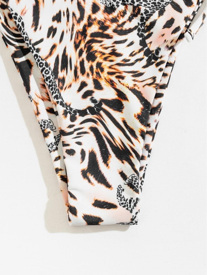 Leopard Print String Bikini Set Women S Fashion Swimwear Bikinis