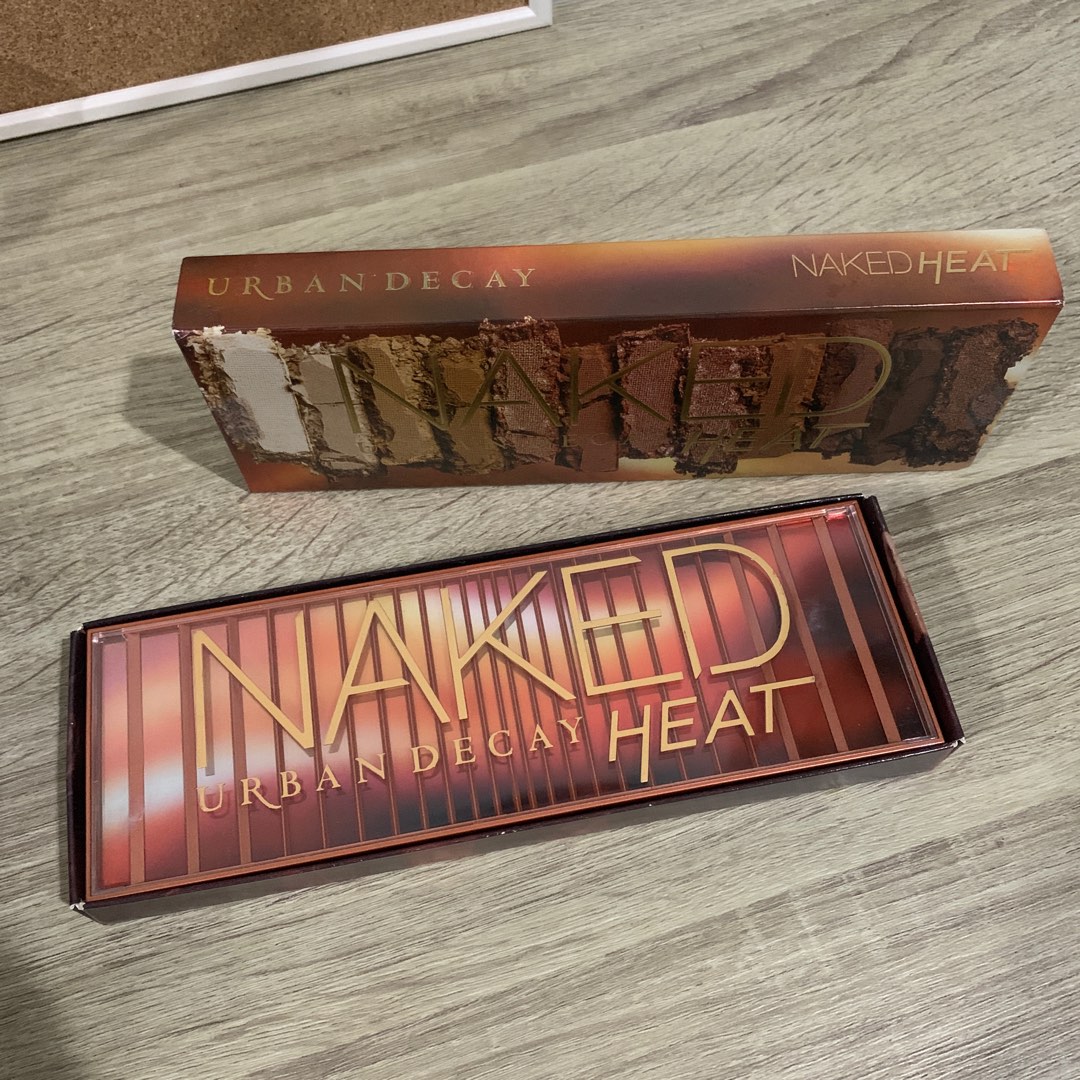 Naked Heat Urban Decay Eyeshadow Palette Kesehatan Kecantikan Rias