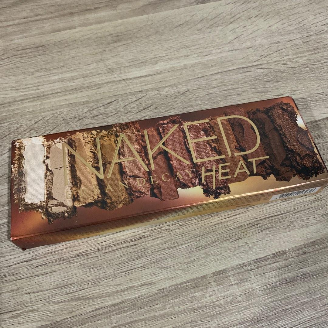 Naked Heat Urban Decay Eyeshadow Palette Kesehatan Kecantikan Rias