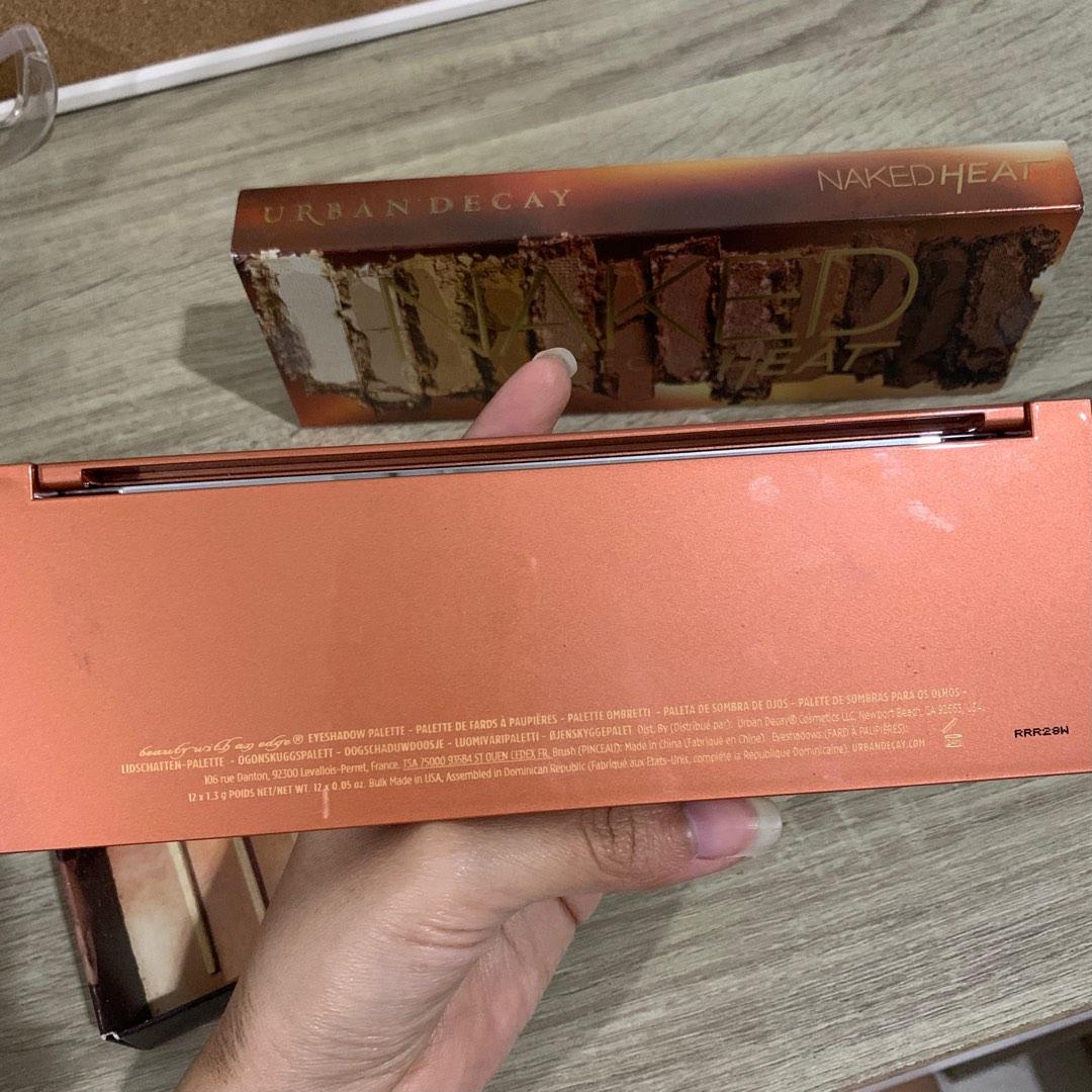 Naked Heat Urban Decay Eyeshadow Palette Kesehatan Kecantikan Rias