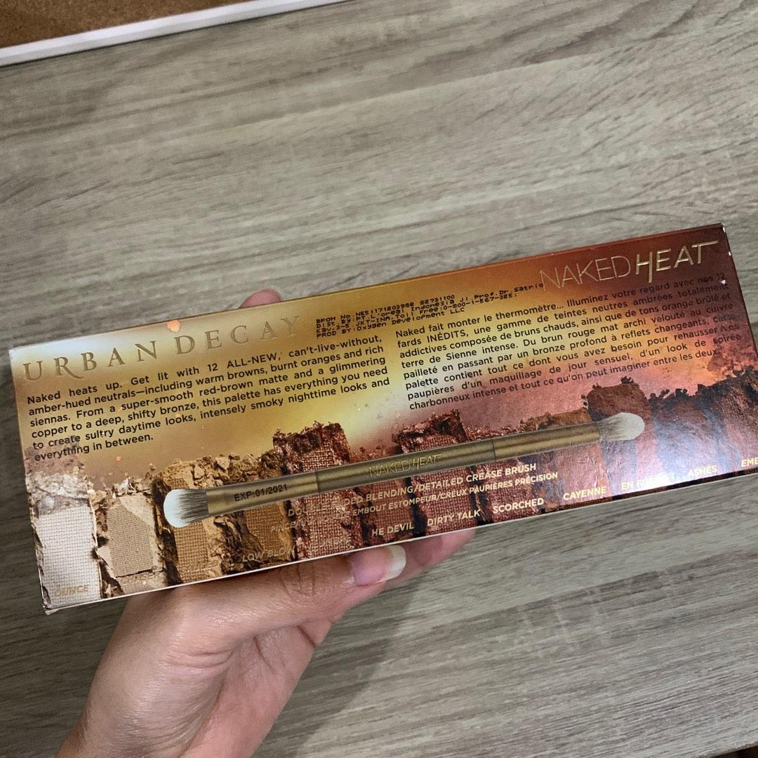 Naked Heat Urban Decay Eyeshadow Palette Kesehatan Kecantikan Rias