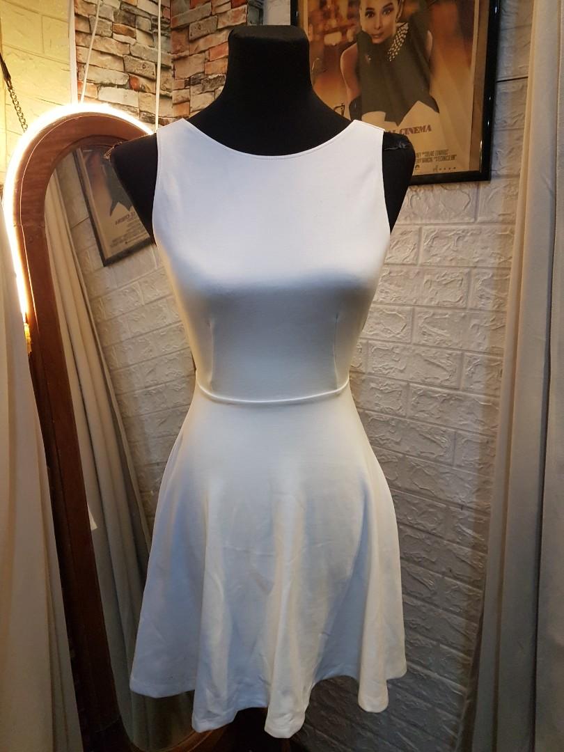 White Side Boob Dress Women S Fashion Dresses Sets Dresses On