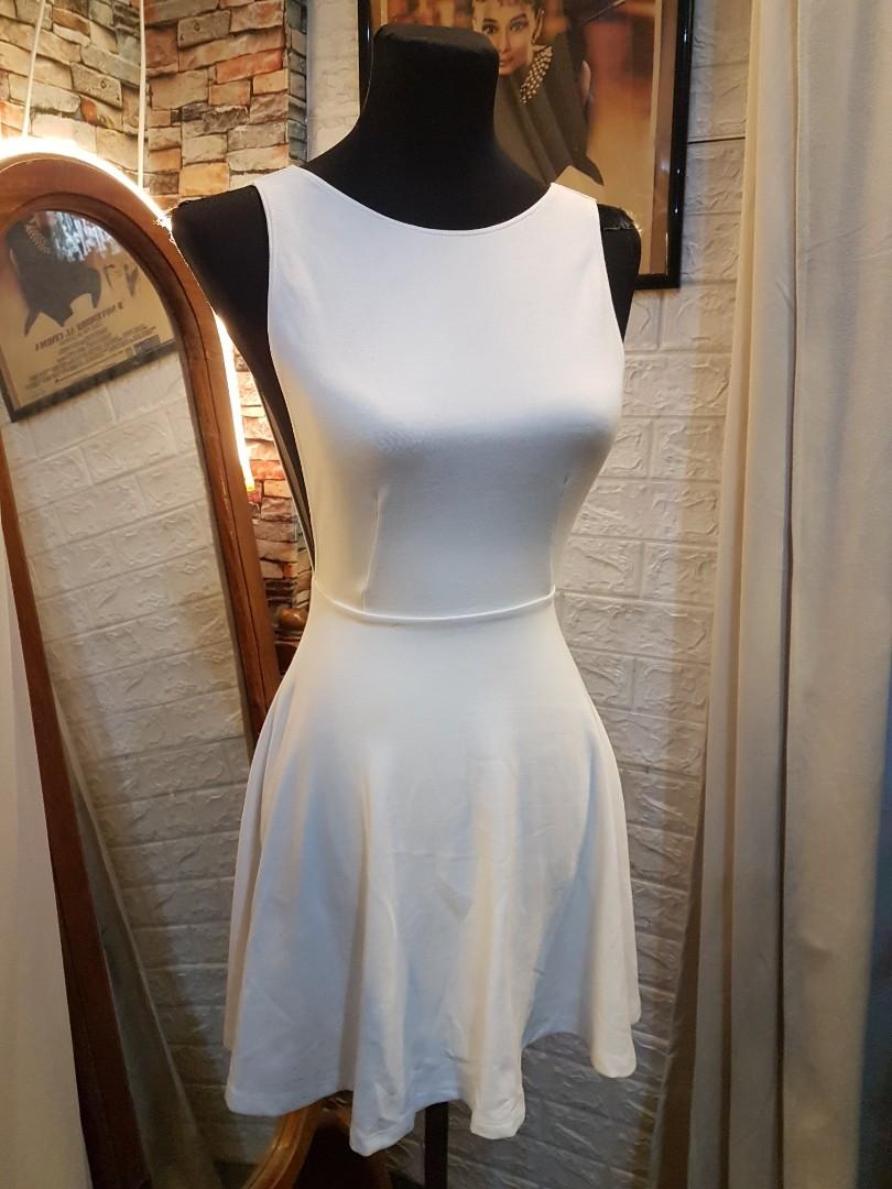 White Side Boob Dress Women S Fashion Dresses Sets Dresses On