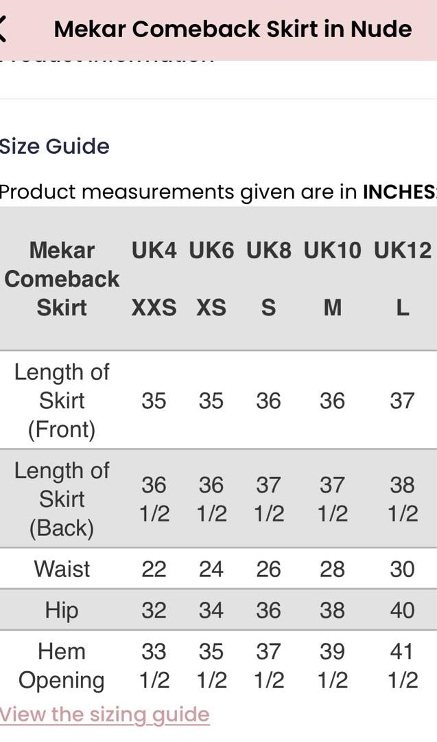 Mekar Lilit Comeback Skirt In Nude Women S Fashion Bottoms Skirts On