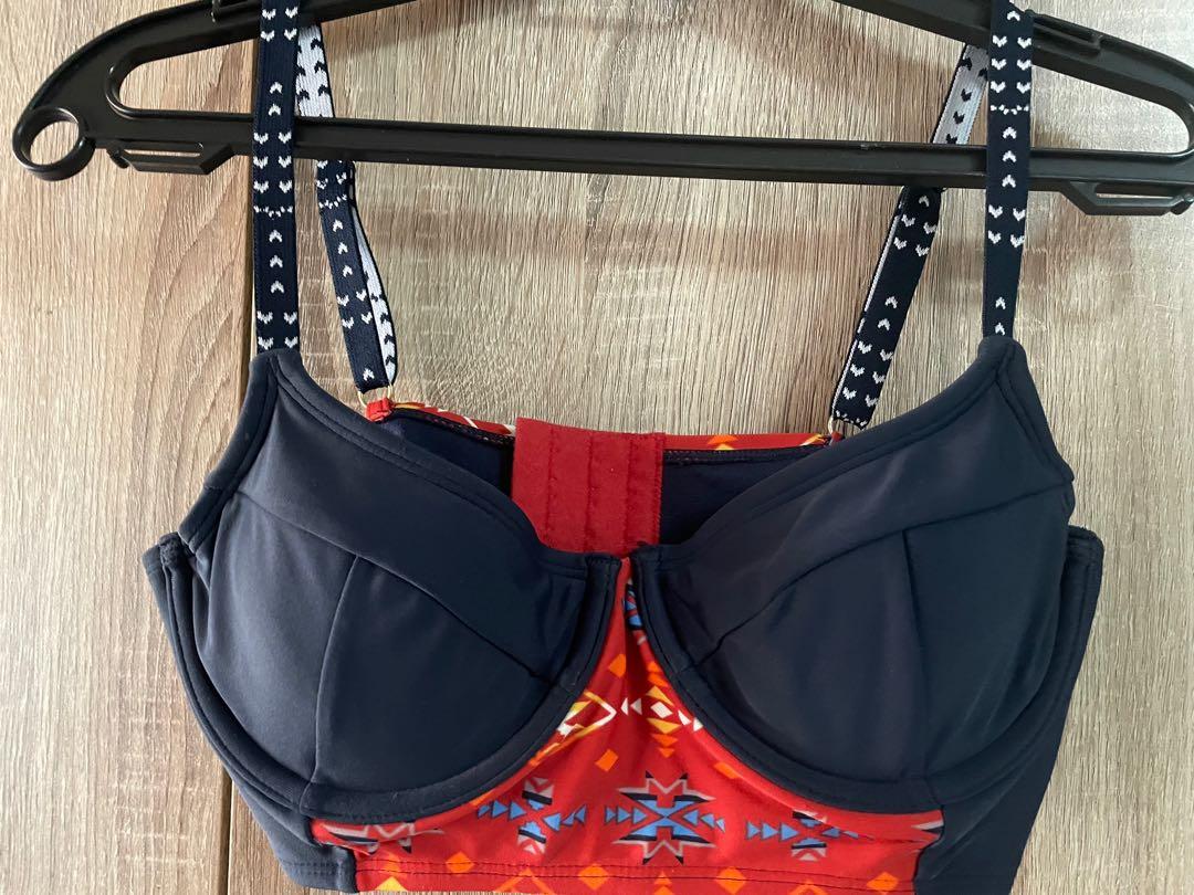 Roxy Multi Coloured Bikini Top Women S Fashion Swimwear Bikinis