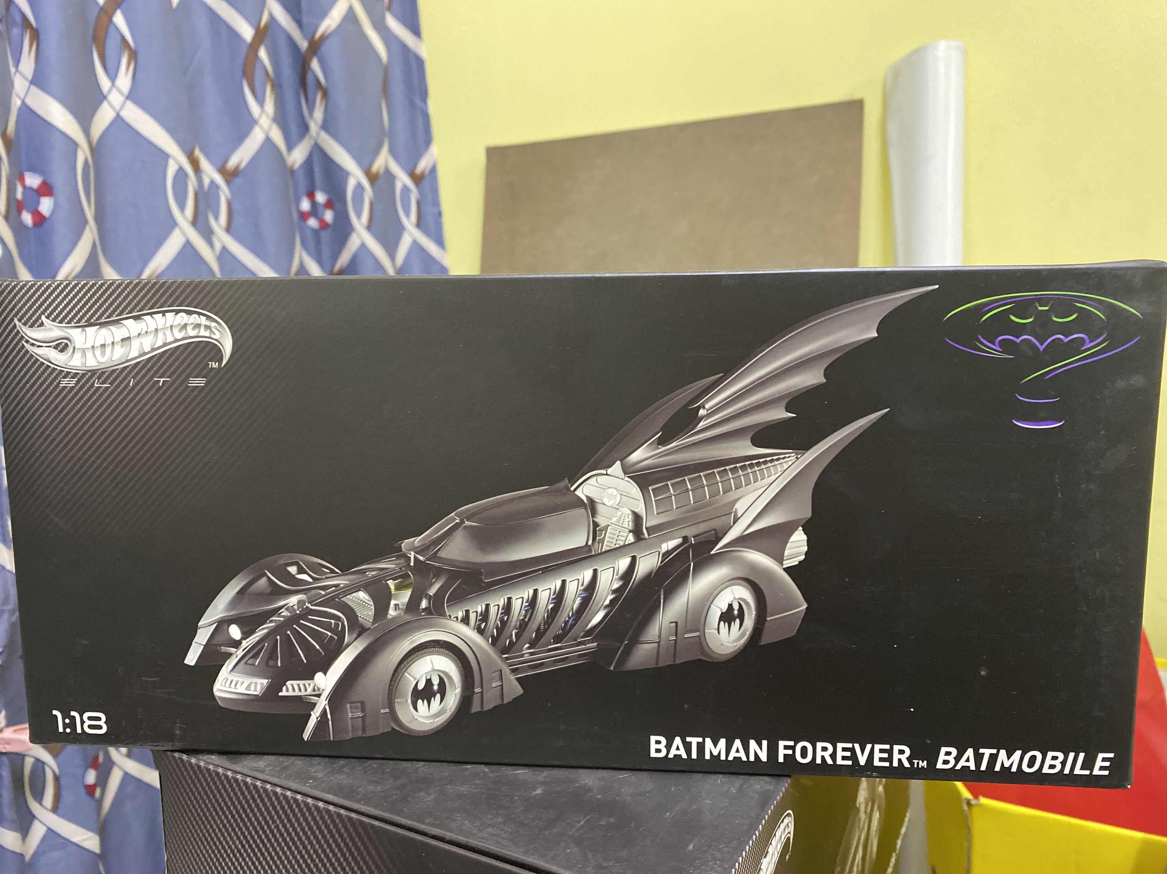 Hot Wheels Elite Batman Forever Batmobile 1 18 Scale Hobbies Toys Toys Games On Carousell