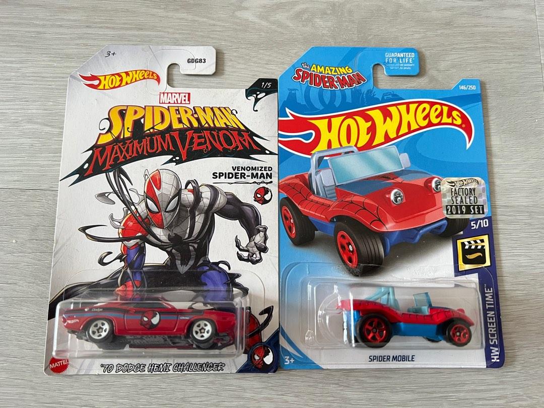 Hot Wheels Spider Man Set Of Hobbies Toys Toys Games On Carousell