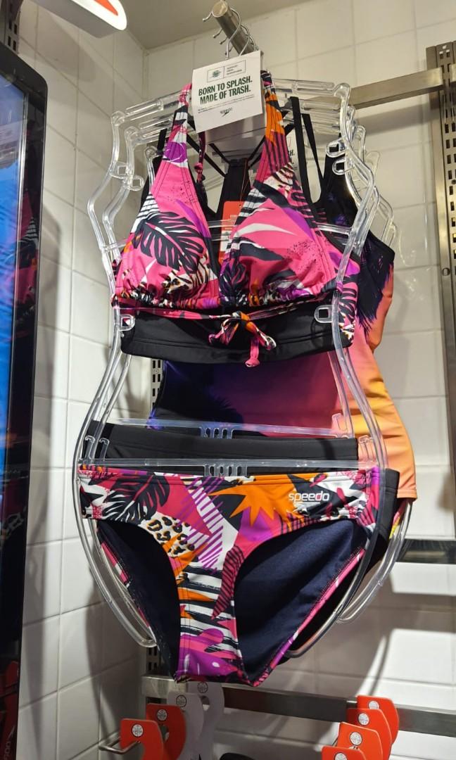 Speedo Triangle Bikini New Women S Fashion Swimwear Bikinis Swimsuits On Carousell