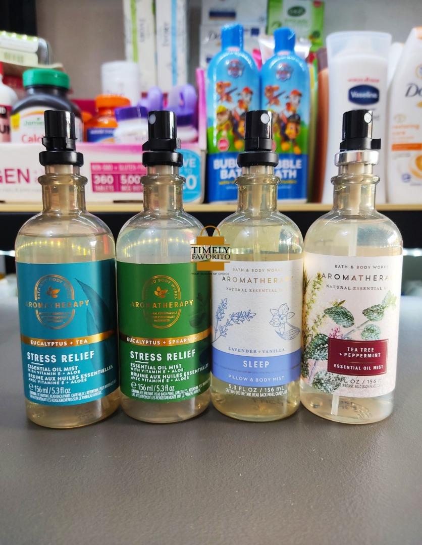 Bbw Aromatherapy Eucalyptus Spearmint Tea Lavender Vanilla Peppermint