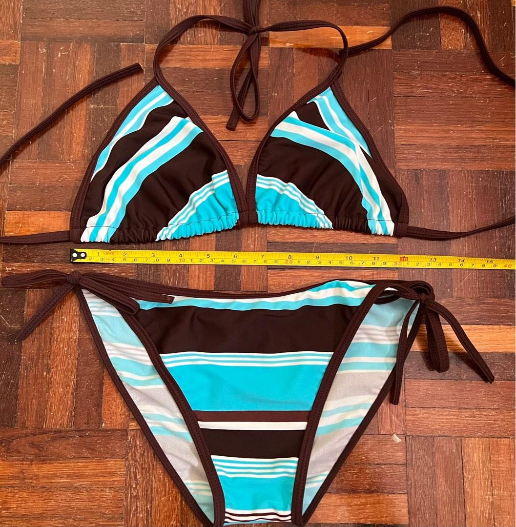 Striped Adjustable String Bikini Women S Fashion Swimwear Bikinis