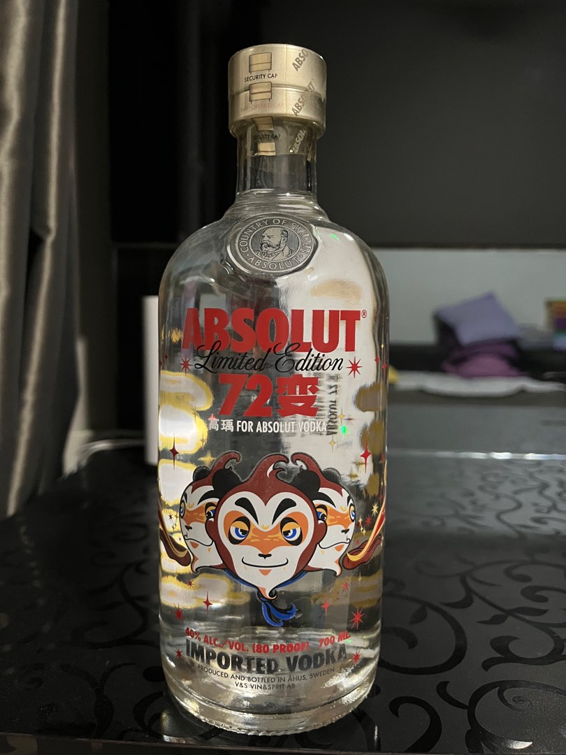 Absolut Food Drinks Alcoholic Beverages On Carousell