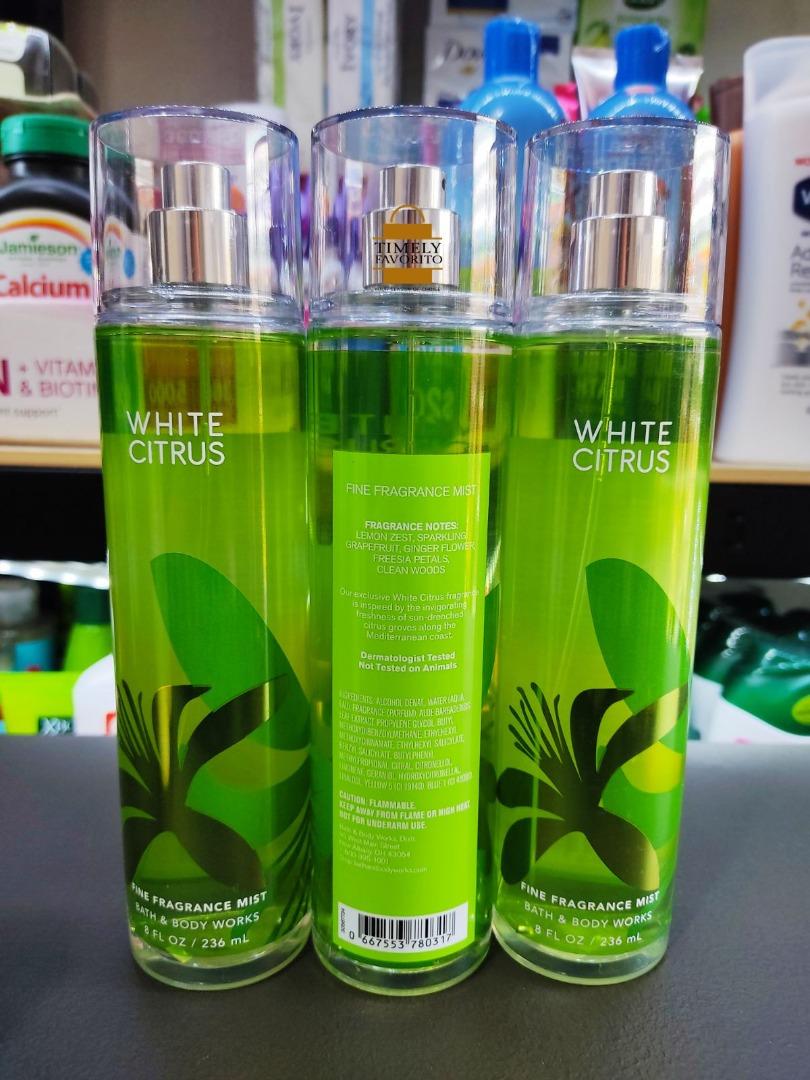 Bbw White Citrus Fine Fragrance Mist Ml Beauty Personal Care