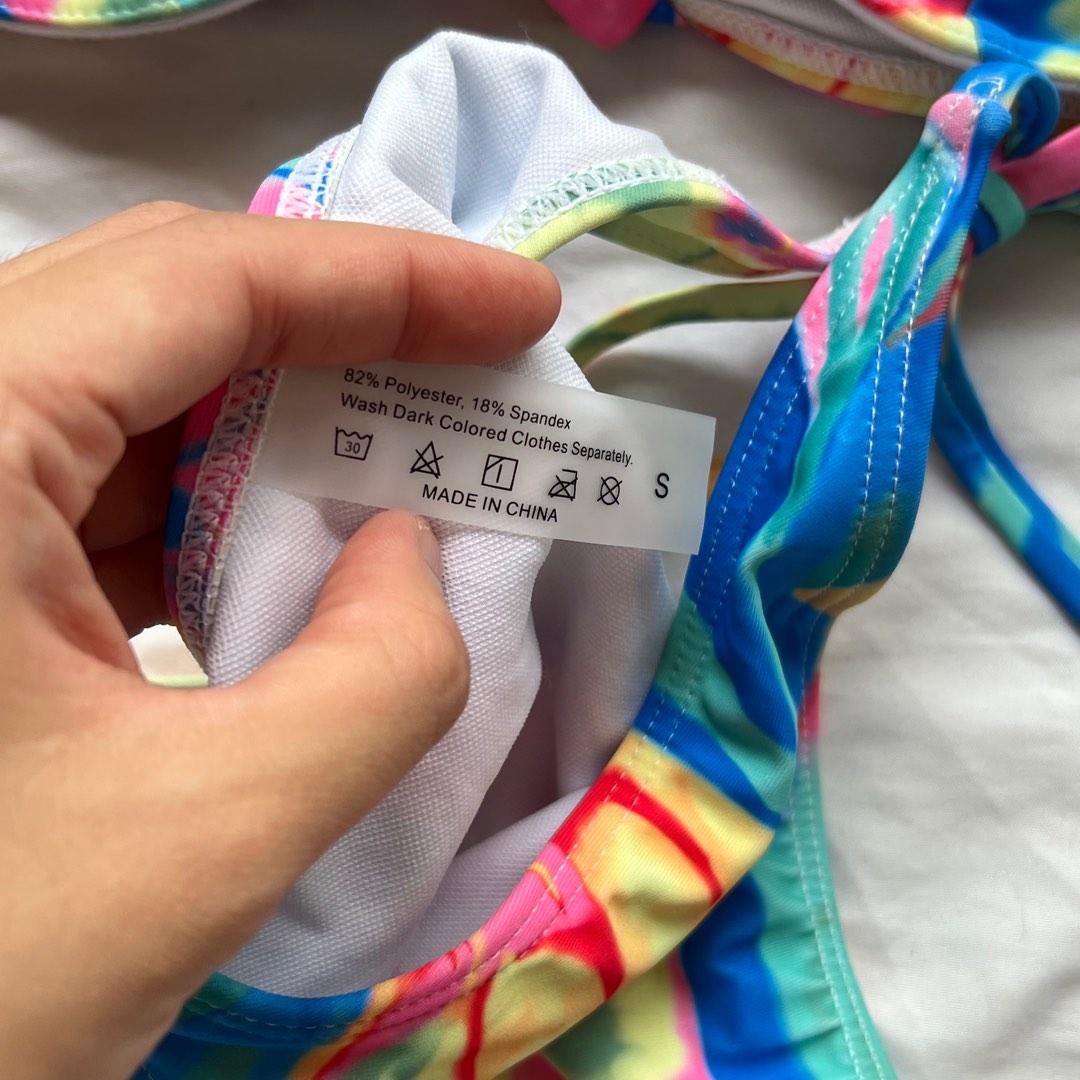 Colourful Underwire Padded Bikini Set Women S Fashion Swimwear