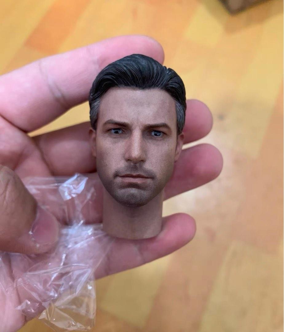 Dc Justice League Hot Toys Scale Mms Ben Affleck Batman Bruce Wayne Head Sculpt Hobbies