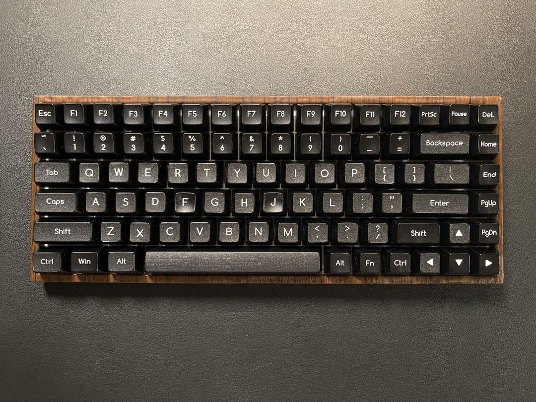 Fully Modded Walnut Skin Frame Hot Swappable Custom Mechanical Keyboard Rk Layout
