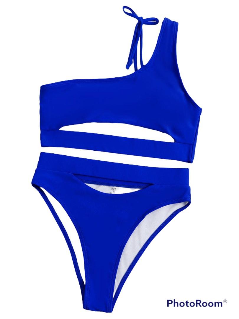 Shein Royal Blue Cutout Bikini Women S Fashion Swimwear Bikinis
