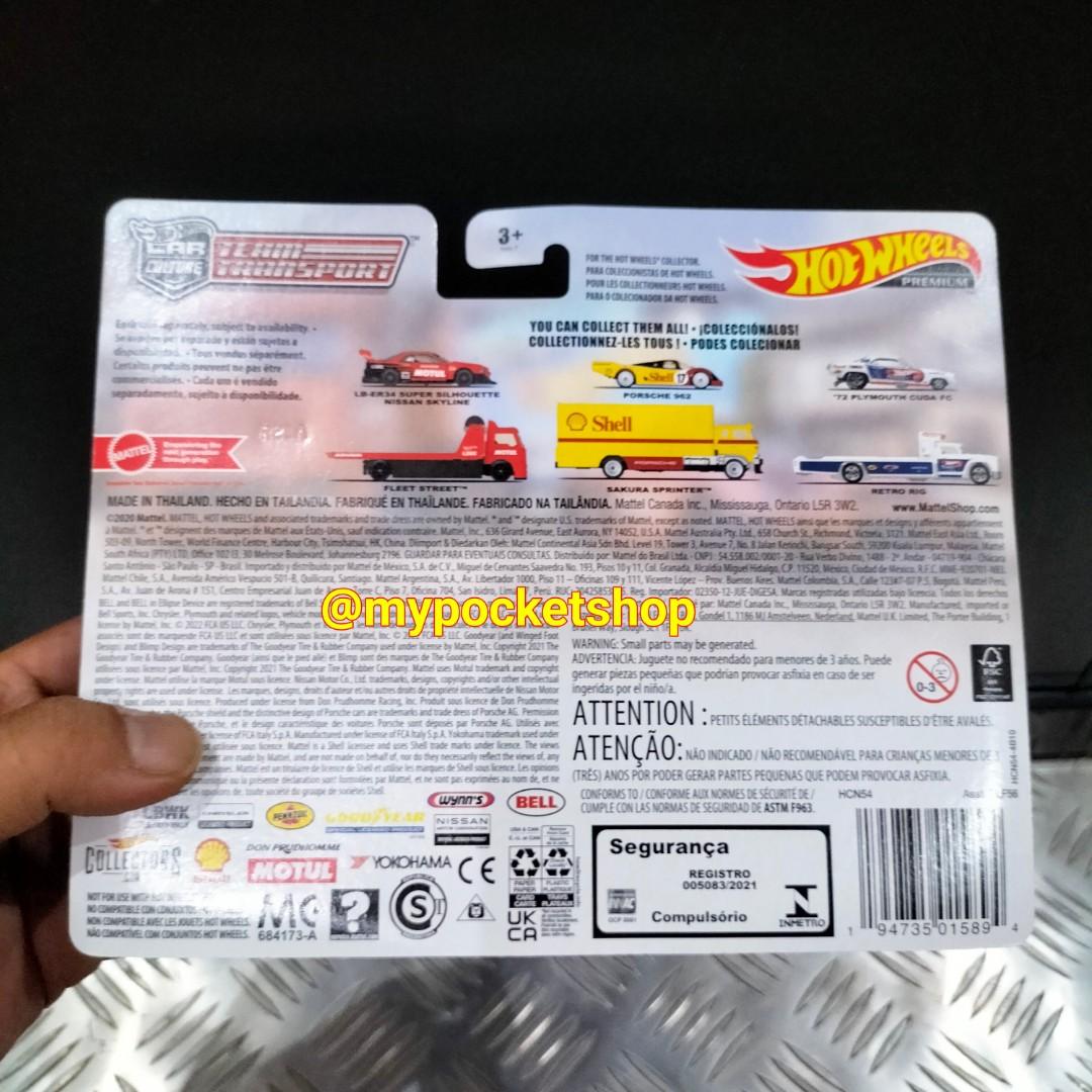 SOLD Hot Wheels LB ER34 SUPER SILHOUETTE NISSAN SKYLINE With FLEET STREET HAULER Motul