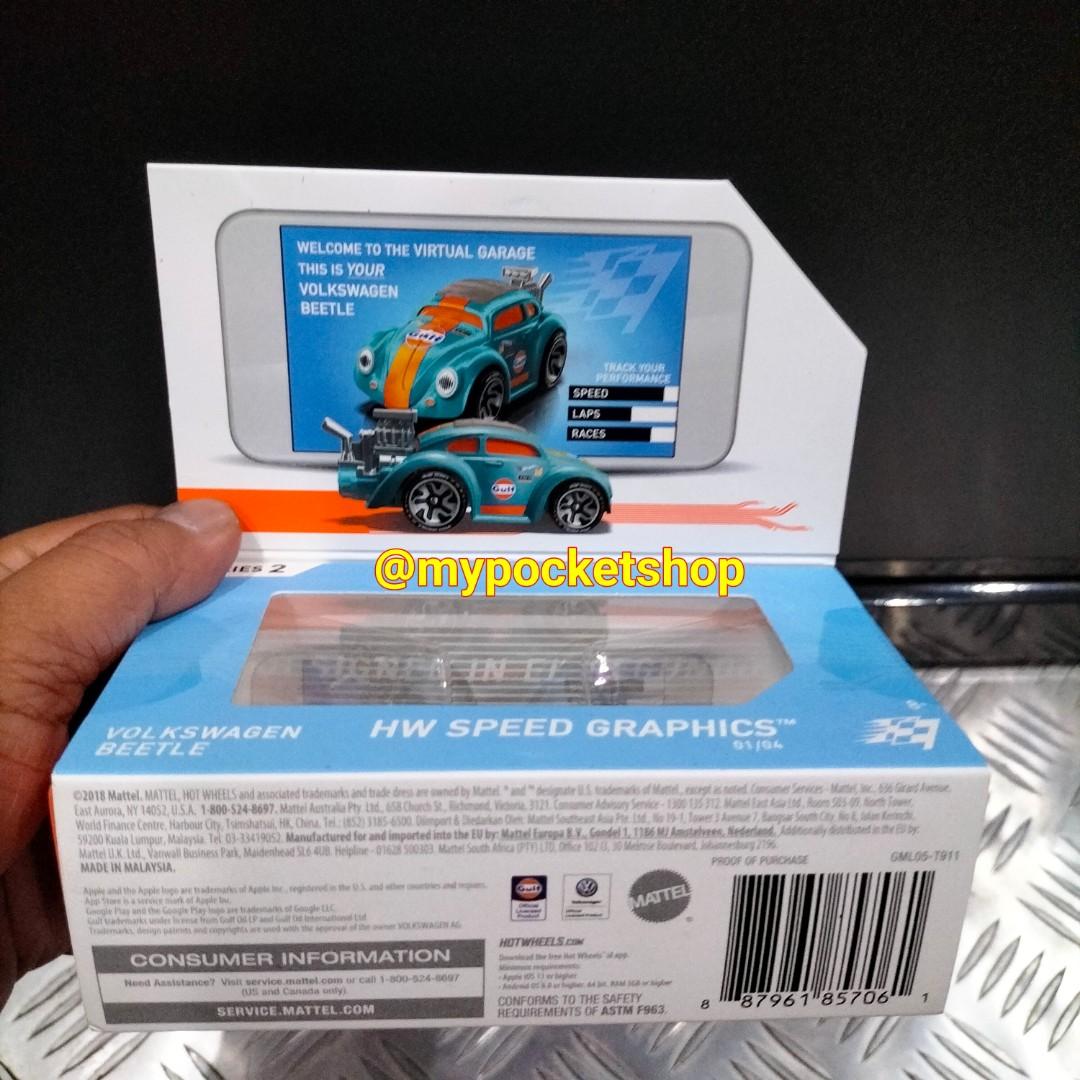 Hot Wheels TOONED GULF VOLKSWAGEN BEETLE 2020 Hotwheels ID Series VHTF Hobbies Toys