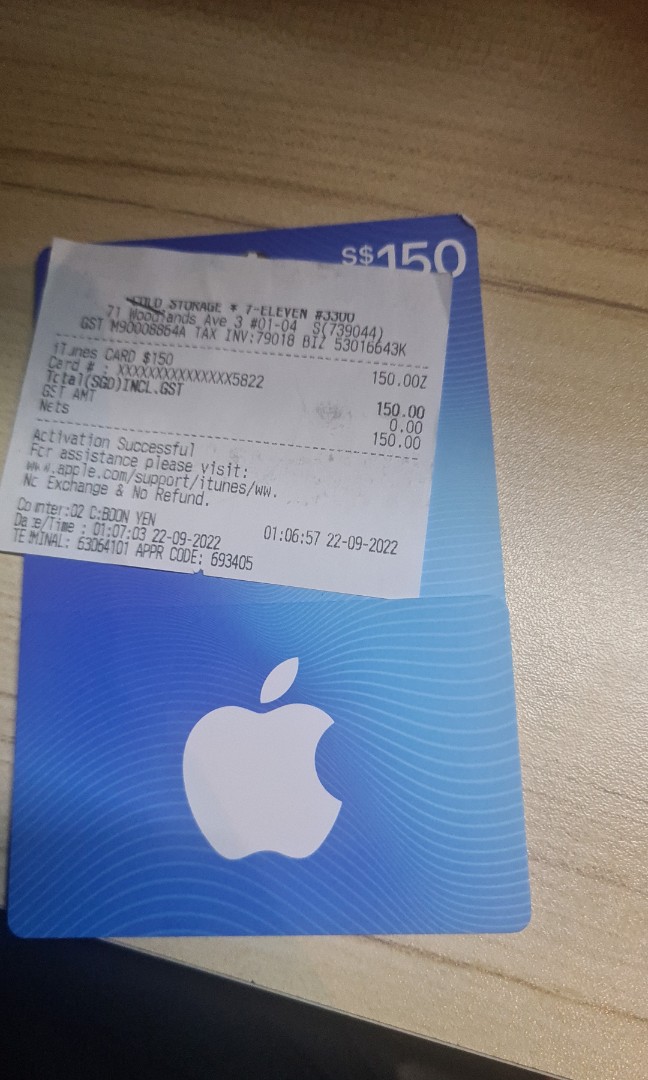 Itunes Card Tickets Vouchers Store Credits On Carousell