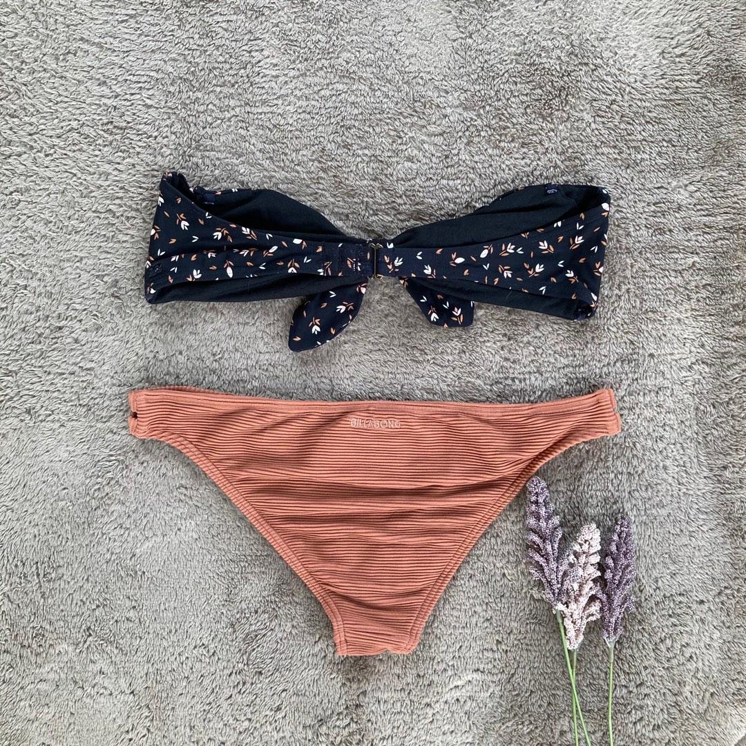 Super Sale Billabong Tropic Moon And Tanlines Pair Bikini Swimsuit