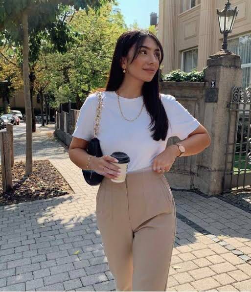 Zara Nude Trouser Women S Fashion Bottoms Jeans On Carousell