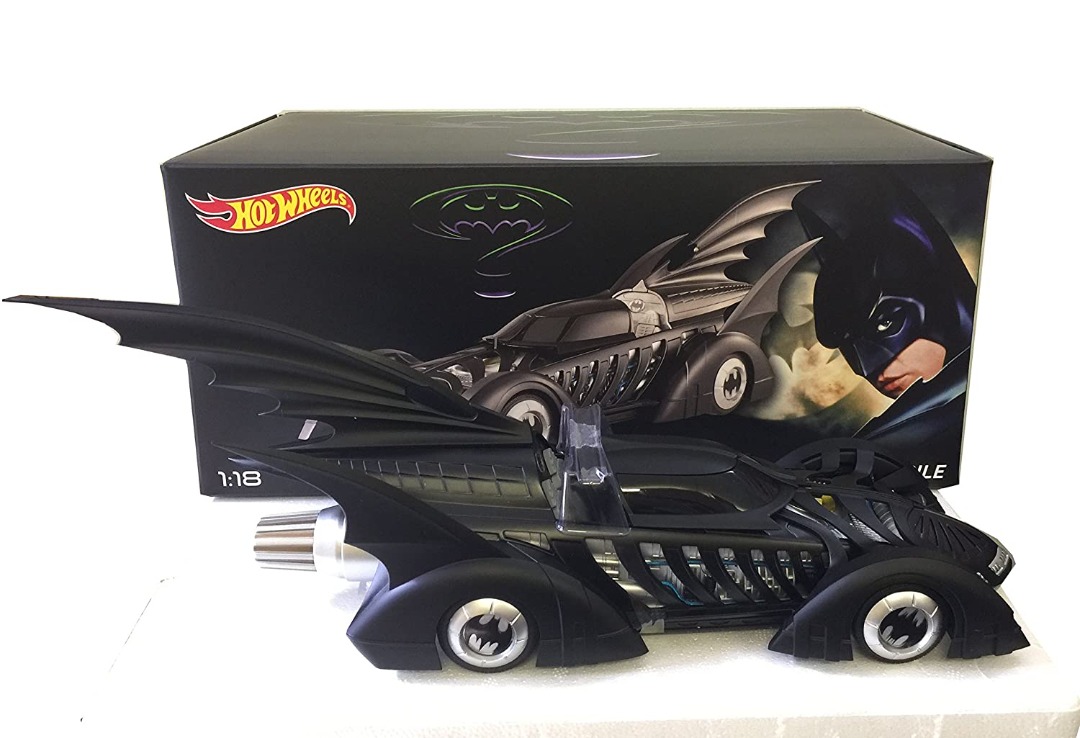 BATMAN FOREVER BATMOBILE BY HOT WHEELS 1 18 SCALE Hobbies Toys Toys Games On Carousell