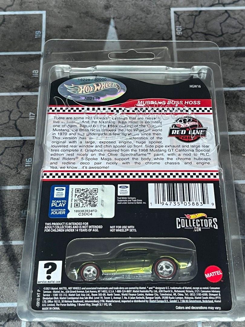 Hot Wheels RLC Mustang Boss Hoss Hobbies Toys Toys Games On Carousell
