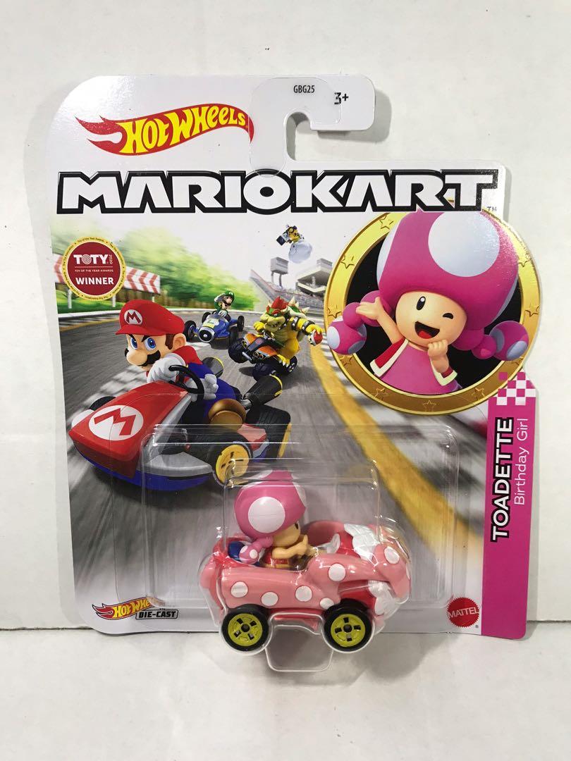 Hot wheels Hotwheels Mario Kart Toadette Birthday Girl 興趣及遊戲 玩具 遊戲類 Carousell