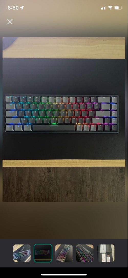 Keychron K Non Hot Swappable Wireless Mechanical Keyboard Rgb Backlight Aluminum Brown Switch