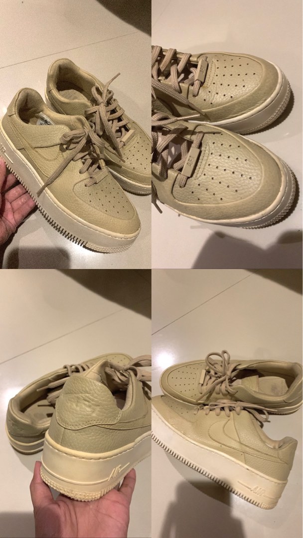 Nike Airforce Nude Fesyen Wanita Sepatu Di Carousell