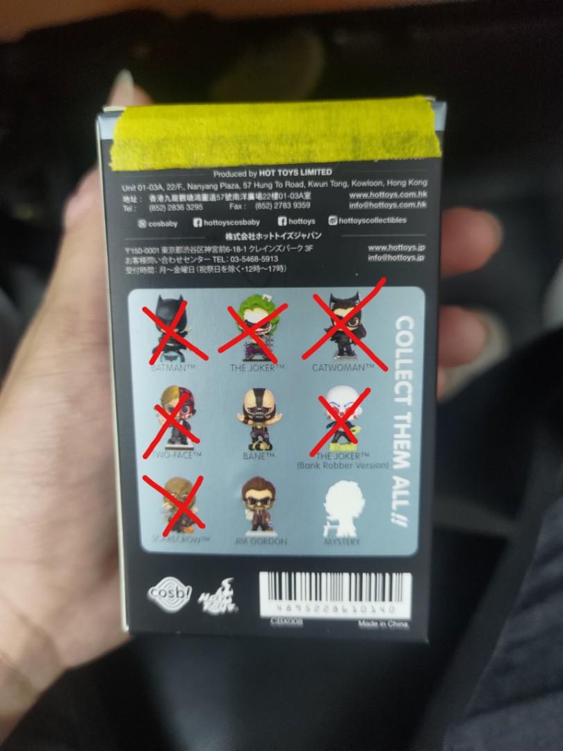 POP Mart The Dark Knight Trilogy Cosbi Hot Toys Two Face Batman Hobbies Toys Toys