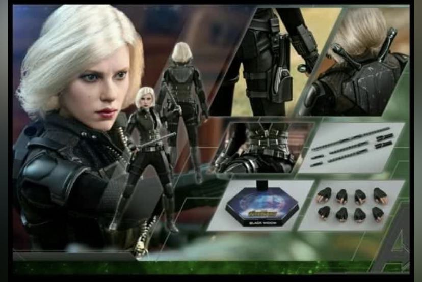 全新 圓貼未開 Hottoys Black Widow AVENGERS INFINITY WAR MMS HOT TOYS 興趣及遊戲 玩具 遊戲類 Carousell
