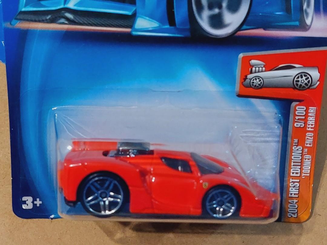 法拉利 Ferrari Hot Wheels 開蓬 F Tooned Enzo First Editions 系列 馬來西亞製造 Qcar Hotwheels 興趣及遊戲 玩具