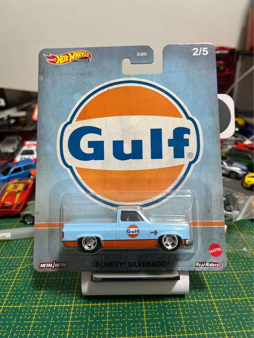 Hot Wheels Premium Gulf Chevy Silverado Hobbies Toys Toys Games On Carousell