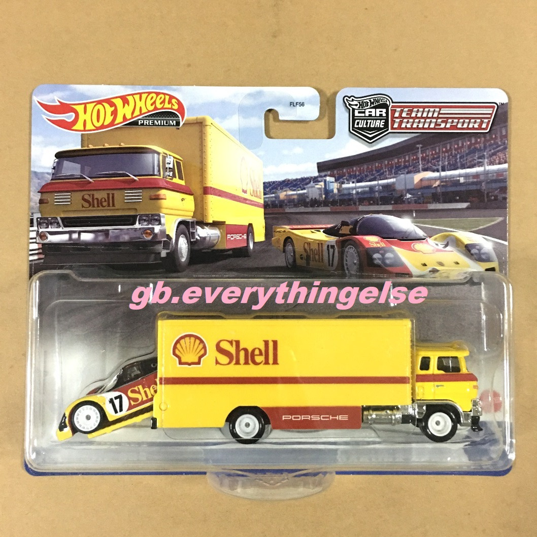 Hot Wheels Premium Team Transport Porsche 962 Sakura Sprinter Shell Hobbies Toys Toys