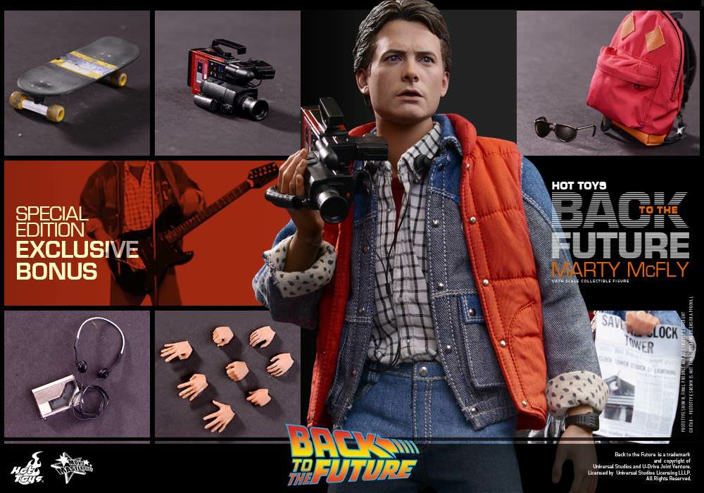 全新膠袋未開封 Hot toys hottoys MMS MMS Back to the future 回到未來 Marty McFly Special Edition 連
