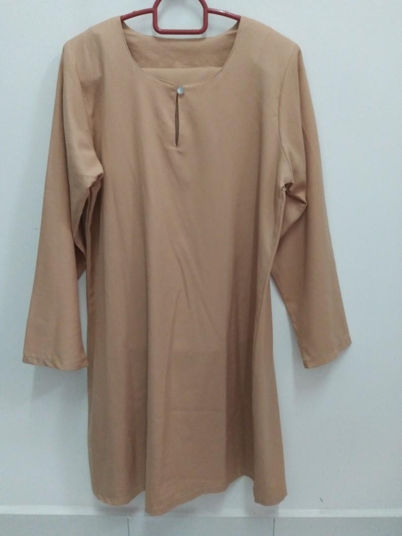 Baju Kurung Nude Women S Fashion Muslimah Fashion Baju Kurung Sets