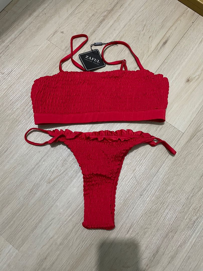 Authentic Zaful Red Bikini Women S Fashion Swimwear Bikinis