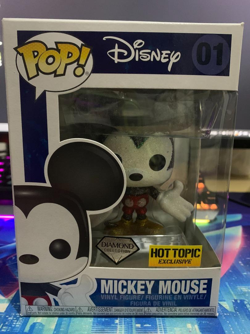 Funko Mickey Mouse Diamond Collection And Hot Topic Exclusive Hobbies