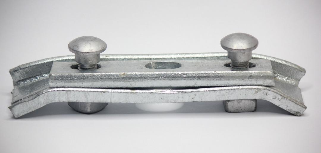 CURVED SUSPENSION CLAMP Cm HOT DIP GALVANIZED PARALLEL BEST FOR SECURELY GRIP MESSENGER