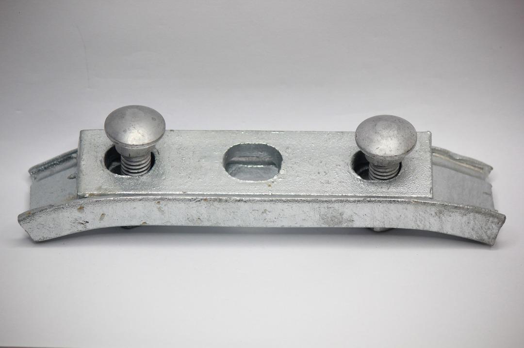 CURVED SUSPENSION CLAMP Cm HOT DIP GALVANIZED PARALLEL BEST FOR SECURELY GRIP MESSENGER