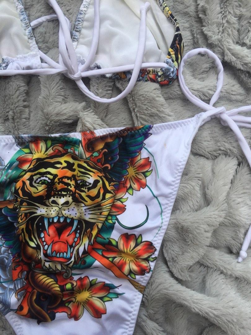 Ed Hardy Bikini Set Women S Fashion Swimwear Bikinis Swimsuits On Carousell