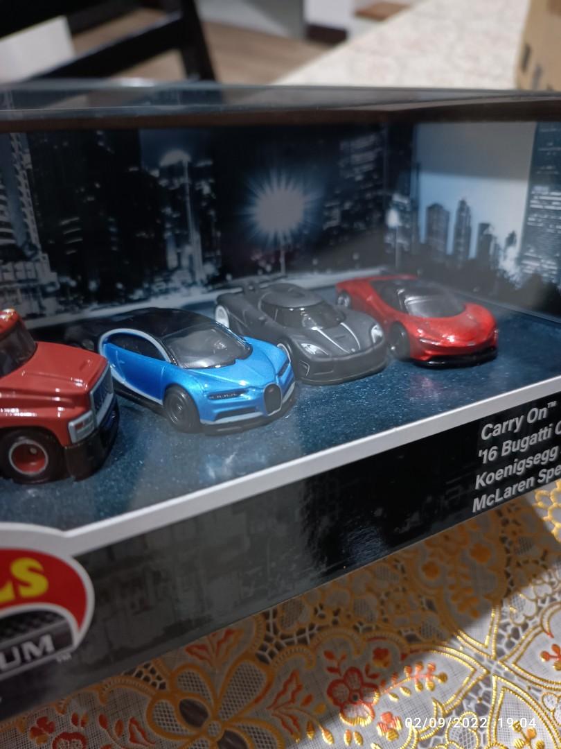 Hot Wheels Garage Bugatti Chiron Koenigsegg Agera R Mclaren Speedtail And Carry On Hobbies