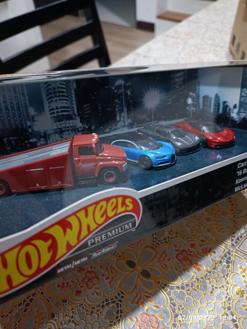 Hot Wheels Garage Bugatti Chiron Koenigsegg Agera R Mclaren Speedtail And Carry On Hobbies