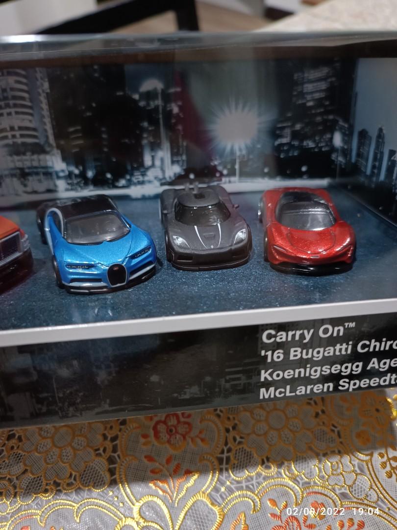 Hot Wheels Garage Bugatti Chiron Koenigsegg Agera R Mclaren Speedtail And Carry On Hobbies