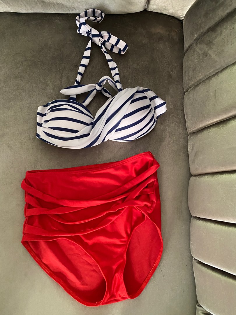 Set Bikini Pantai Bra Dan Celana Fesyen Wanita Pakaian Wanita