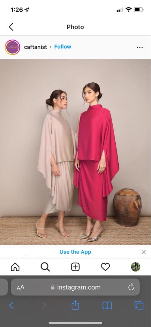 Caftanist Emily Kaftan In Sand Nude Women S Fashion Muslimah Fashion